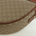 Celine Vintage Macadam Shoulder Bag Canvas and Leather - image 12
