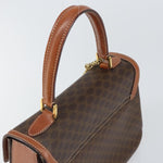 Celine Vintage Convertible Top Handle Bag Macadam Coated Canvas Medium - image 15