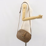 Christian Dior Vintage Honeycomb Shoulder Bag Canvas and Leather - image 13
