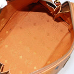 MCM Visetos Handbag Canvas and Leather - image 5