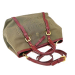 Prada Logo Convertible Tote Canvas with Leather Medium - image 8