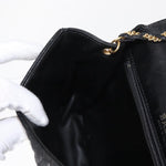 Bally Vintage Chain Shoulder Bag Quilted Leather - image 20