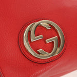 Gucci Grand Prix Interlocking GG Tote Grainy Leather Large - image 19