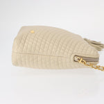 Bally Vintage Chain Shoulder Bag Quilted Leather - image 3