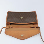Celine Vintage Macadam Circle Logo Shoulder Bag Canvas and Leather - image 19