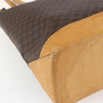 Celine Vintage Macadam Tote bag Canvas and Leather - image 11