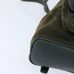 Gucci Vintage Bamboo Backpack Suede Small - image 12