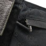 Gucci Vintage Double Belt Bag GG Canvas with Leather Small - image 17