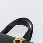 Salvatore Ferragamo Gancini handbag Leather - image 15