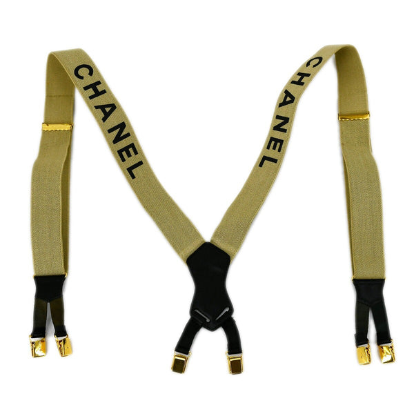 Chanel Logo Suspenders Canvas - image 1