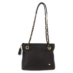 Bally Vintage Chain Shoulder Bag Quilted Leather - image 19