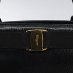 Salvatore Ferragamo Vintage Vara Bow Tote Lizard Embossed Leather Medium - image 12