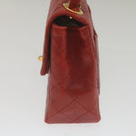 Chanel Vintage Square Chain Handle Flap Bag Quilted Lambskin Mini - image 3