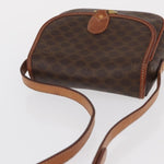 Celine Vintage Macadam Shoulder Bag Canvas and Leather - image 13
