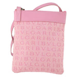Bvlgari Logomania Shoulder Bag Canvas with Leather - image 1