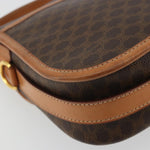Celine Vintage Macadam Shoulder Bag Canvas and Leather - image 11