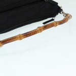 Gucci Vintage Bamboo Handle Bag Nylon - image 17