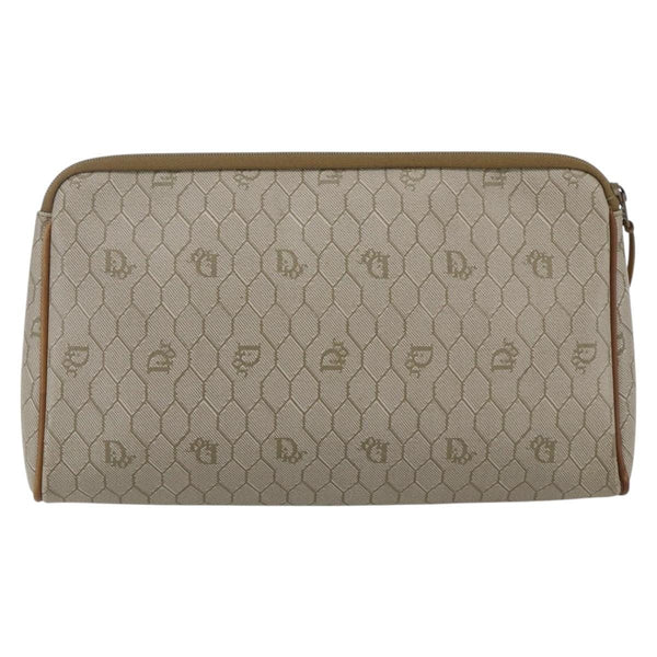 Christian Dior Vintage honeycomb clutch Canvas