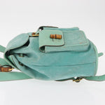 Gucci Vintage Bamboo Backpack Suede Medium - image 4