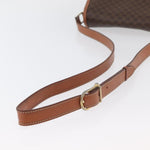 Celine Vintage Macadam Shoulder Bag Canvas and Leather - image 8