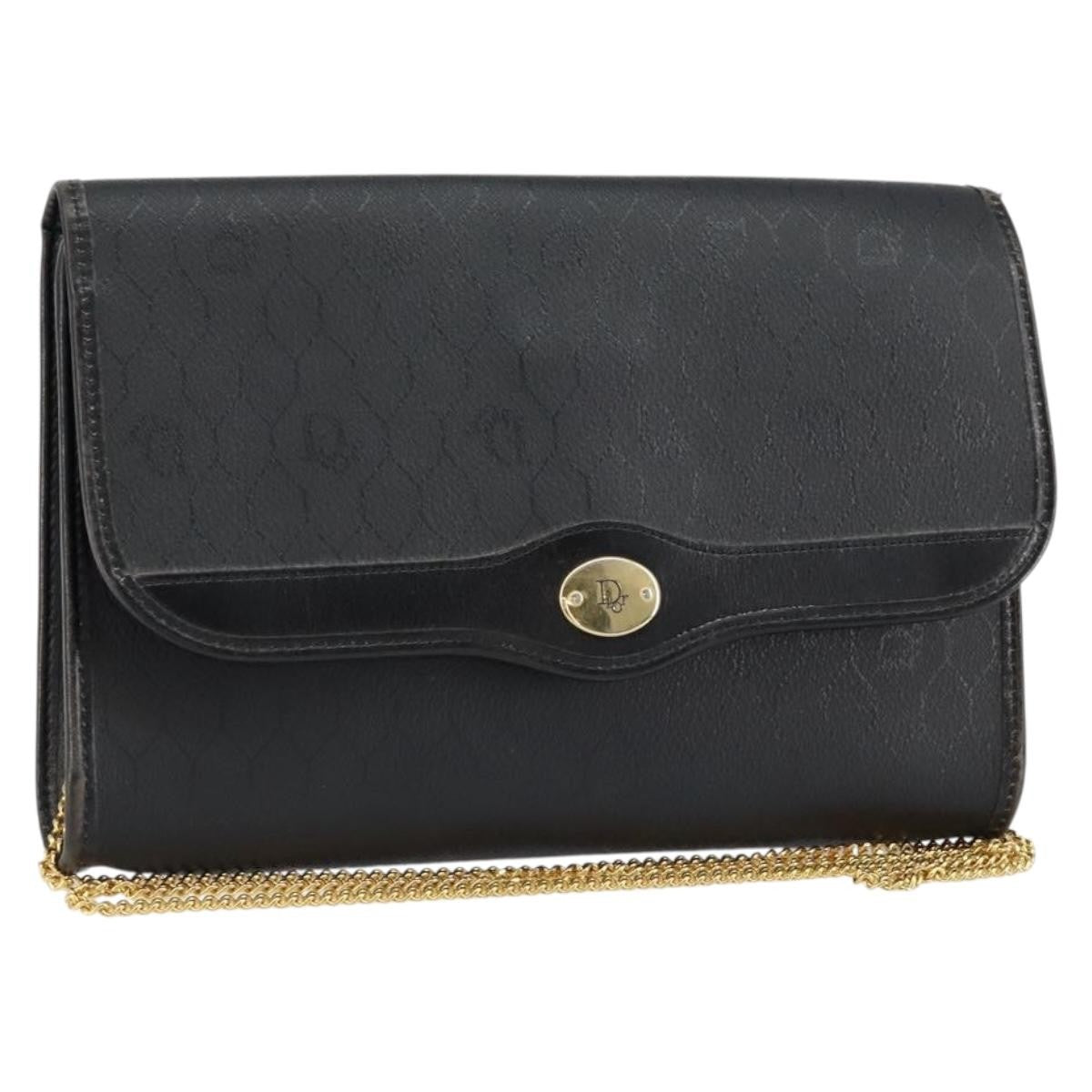 Christian Dior Vintage Honeycomb Flap Crossbody Bag Coated Canvas - image 1