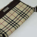 Burberry Vintage Flap Crossbody Bag Haymarket Canvas - image 6