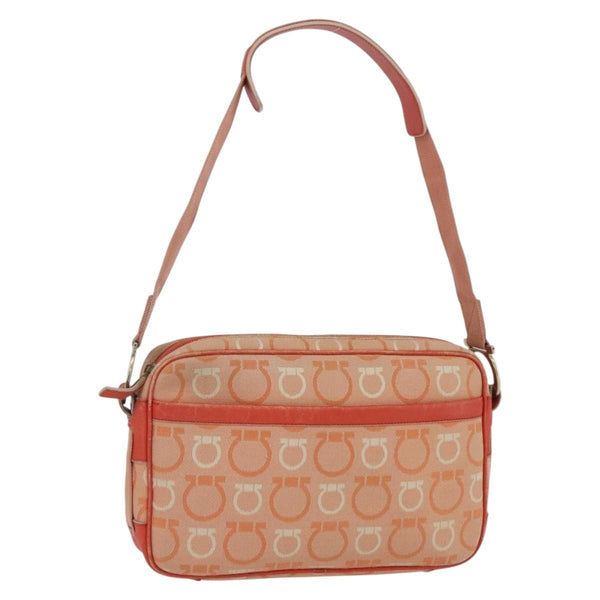 Salvatore Ferragamo Gancini Shoulder Bag Canvas - image 1