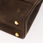Salvatore Ferragamo Vintage Handbag Suede - image 9