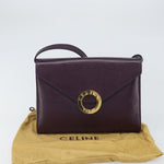 Celine Circle Logo Shoulder Bag Leather - image 13