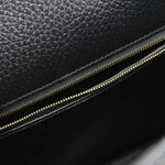 Hermes Kelly Handbag Black Ardennes with Gold Hardware 32 - image 20