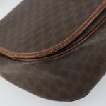 Celine Vintage Macadam Shoulder Bag Canvas and Leather - image 8