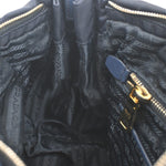 Prada Zip Convertible Shopping Tote Tessuto with Saffiano Leather Medium - image 13