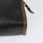Christian Dior Vintage Honeycomb Zip Pouch Canvas and Leather - image 10