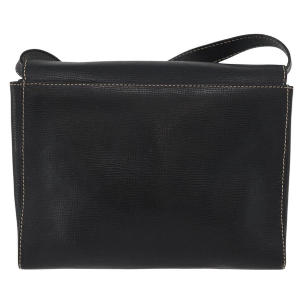 Celine Circle Logo Shoulder Bag Leather