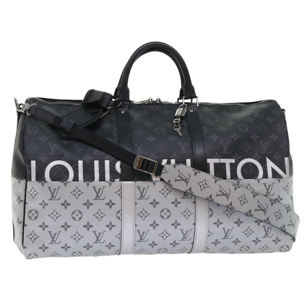 Louis Vuitton Keepall Bandouliere Bag Monogram Eclipse Split Canvas 50 - image 1