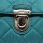 Prada Pushlock Chain Flap Bag Quilted Tessuto Mini - image 13