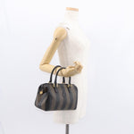 Fendi Vintage Pequin Convertible Boston Bag Coated Canvas Small - image 14