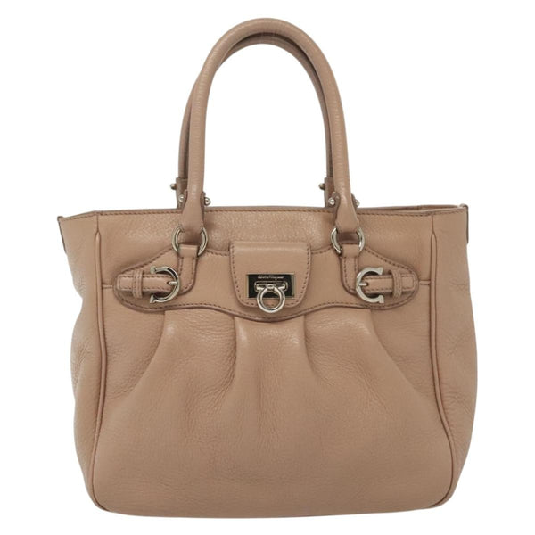Salvatore Ferragamo Gancini handbag Leather - image 1