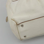 Salvatore Ferragamo Gancini Buckle Shoulder Bag Leather Large - image 11