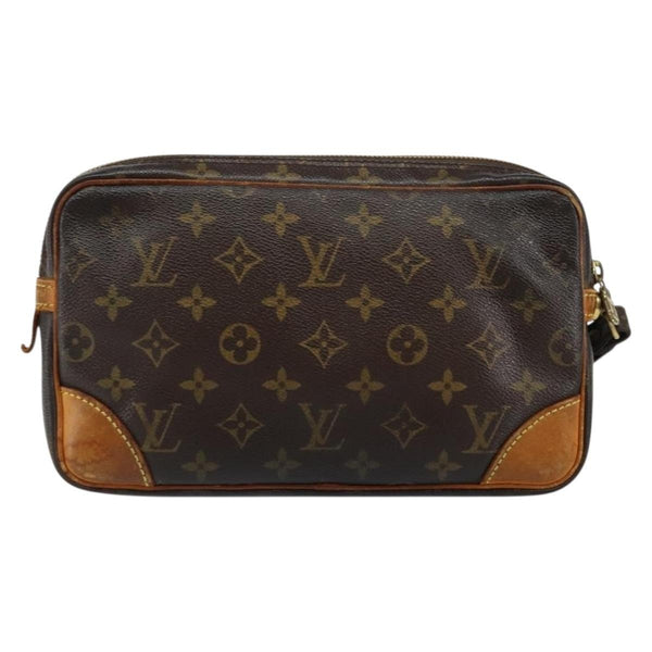 Louis Vuitton Marly Dragonne Clutch Monogram Canvas GM