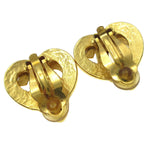 Chanel CC logo heart Gold-plated - image 2
