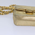 Chanel Vintage Square CC Flap Bag Quilted Leather Micro - image 9