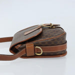Celine Vintage Macadam Shoulder Bag Canvas and Leather - image 4