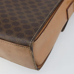 Celine Vintage Macadam Circle Logo Shoulder Bag Canvas and Leather - image 9