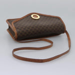 Celine Vintage Macadam Circle Logo Shoulder Bag Canvas and Leather - image 7