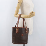 Celine Vintage Macadam Tote bag Canvas and Leather - image 14