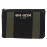 Saint Laurent Beach Zip Pouch Canvas Medium - image 19