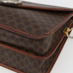 Celine Vintage Macadam Shoulder Bag Canvas Medium - image 9