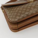 Celine Vintage Macadam Shoulder Bag Canvas and Leather - image 12