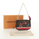 Louis Vuitton Pochette Accessoires Limited Edition Christmas Animation Monogram Canvas Mini - image 12